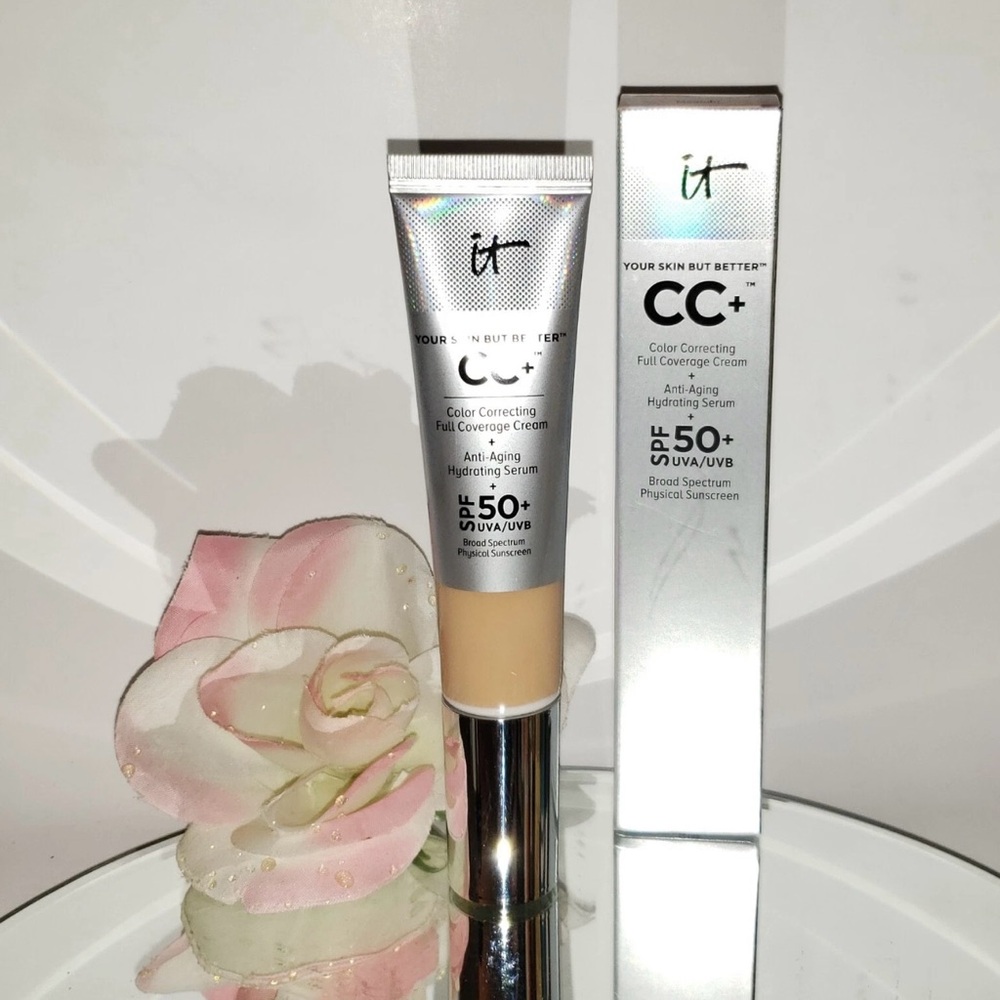 IT Cosmetics Your Skin But Better CC+ Cream Foundation Serum SPF50 MEDIUM 1.08oz